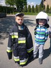 przedszkolacy u strażaków w Łobzowie (2)