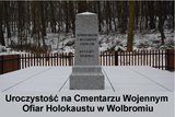 Uroczystość na Cmentarzu Wojennym Ofiar Holokaustu w Wolbromiu 